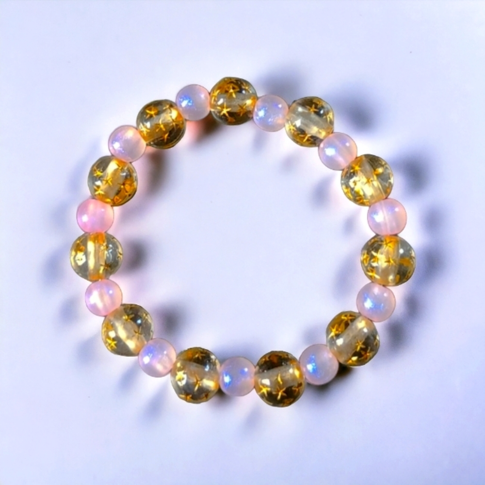 KIDS! Golden Star Beaded Bracelet